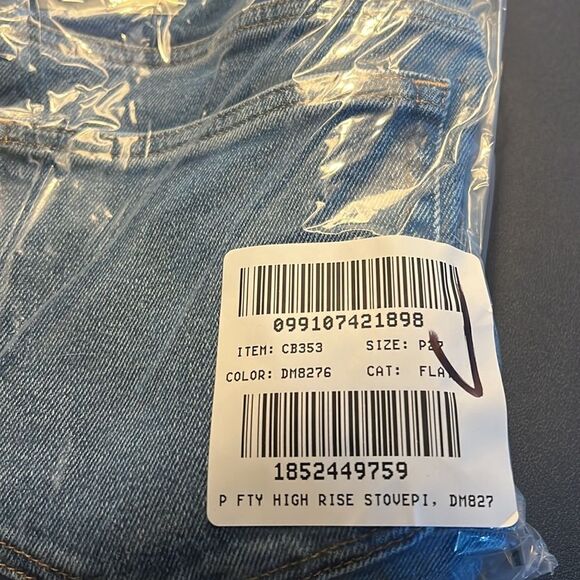 J. Crew Factory Petite stovepipe jean with cut hem in signature stretch+ - Picture 5 of 6